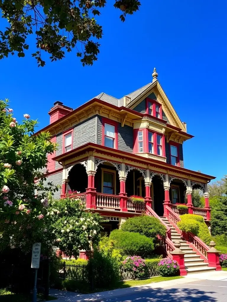 A photo of a beautifully restored Victorian-era home in King William, emphasizing the architectural beauty and historical significance of the district.